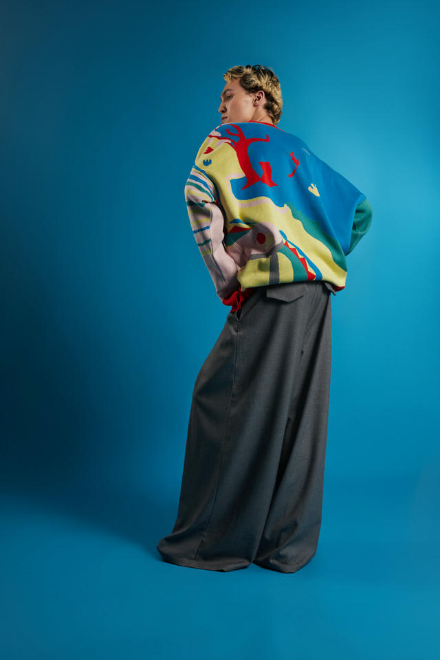 Свитер Дедушкин Мандариновый джаз | ZNWR