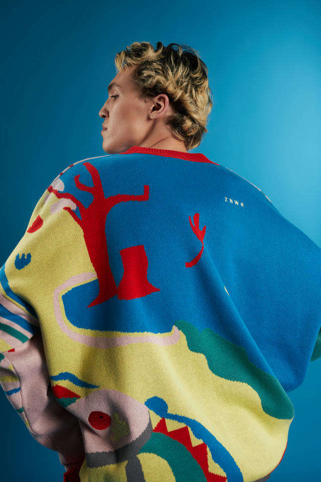 Свитер Дедушкин Мандариновый джаз | ZNWR