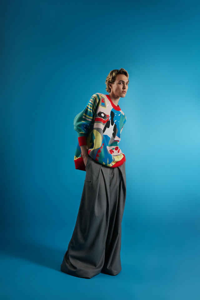 Свитер Дедушкин Мандариновый джаз | ZNWR