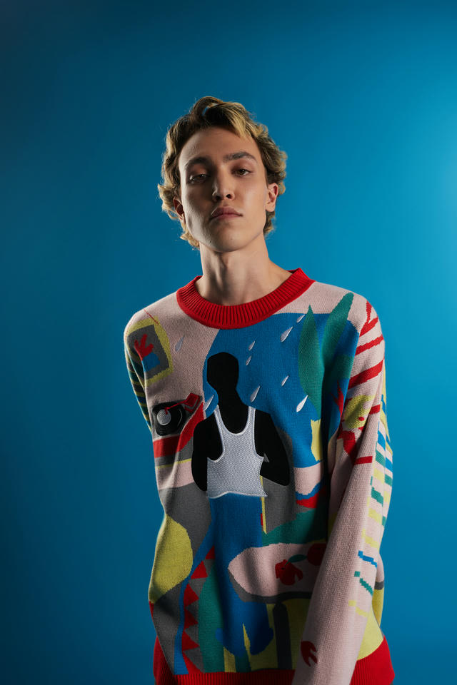 Свитер Дедушкин Мандариновый джаз | ZNWR