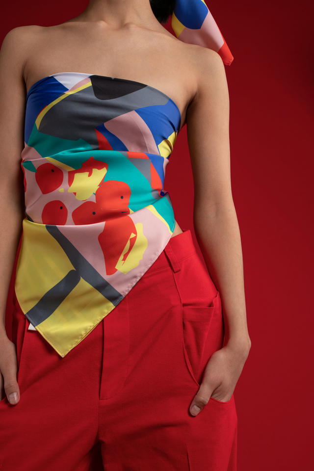 Платок Мандариновый джаз big | ZNWR