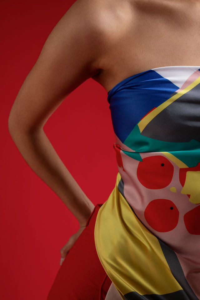 Платок Мандариновый джаз big | ZNWR