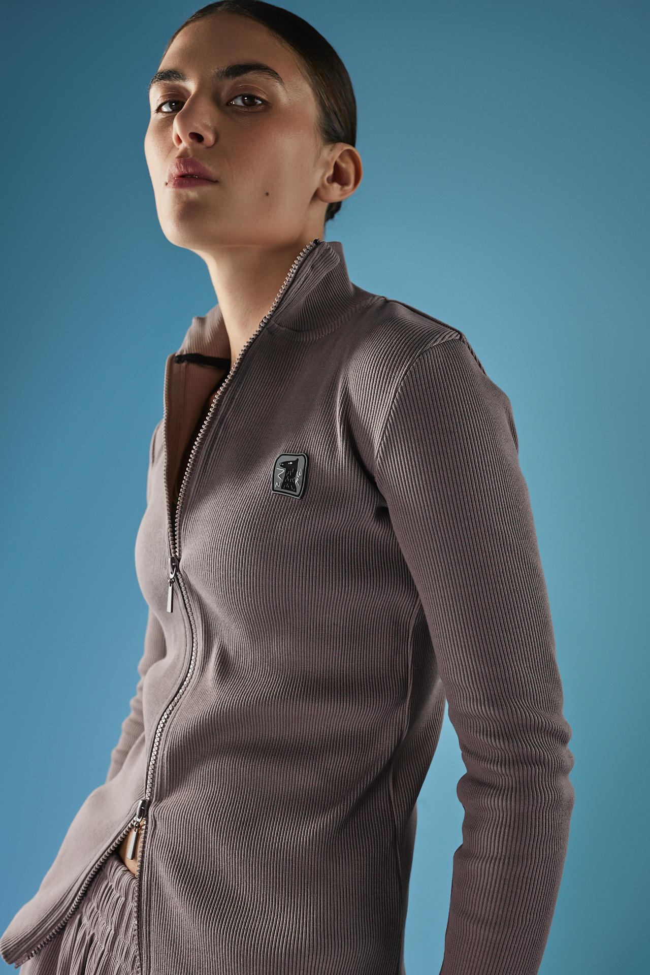 Свитшот Doggy slim zip