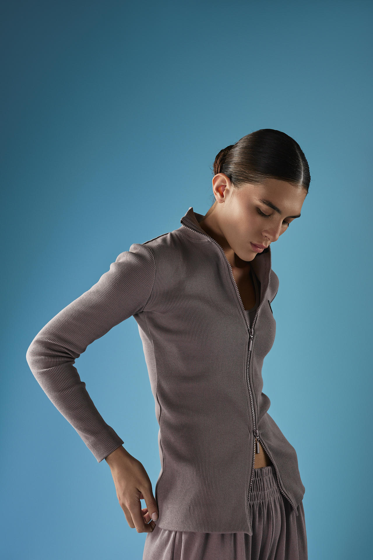 Свитшот Doggy slim zip