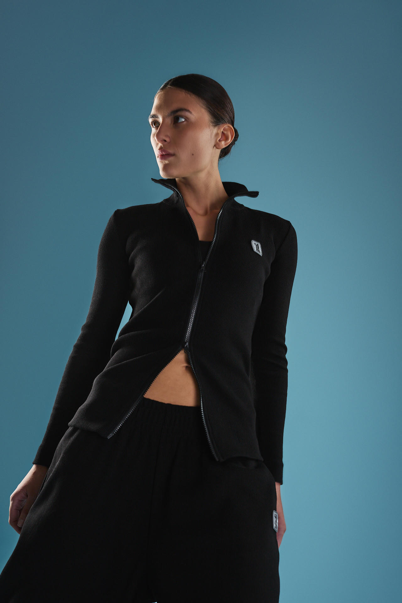 Свитшот Doggy slim zip