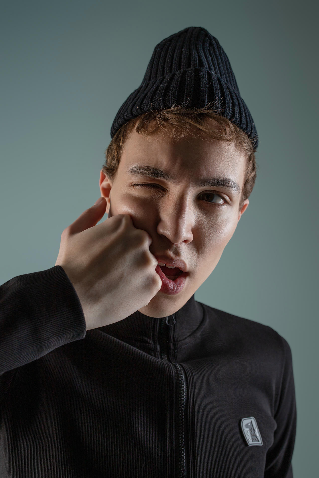 Свитшот Doggy slim zip