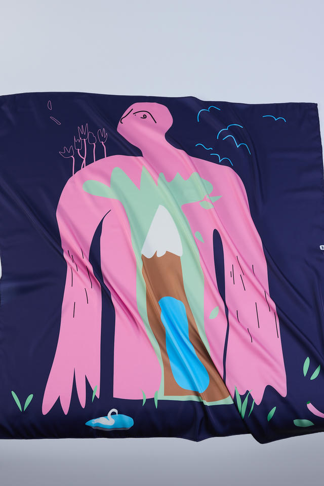 Платок Листья внутри | ZNWR