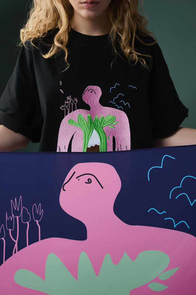 Футболка Листья внутри | ZNWR