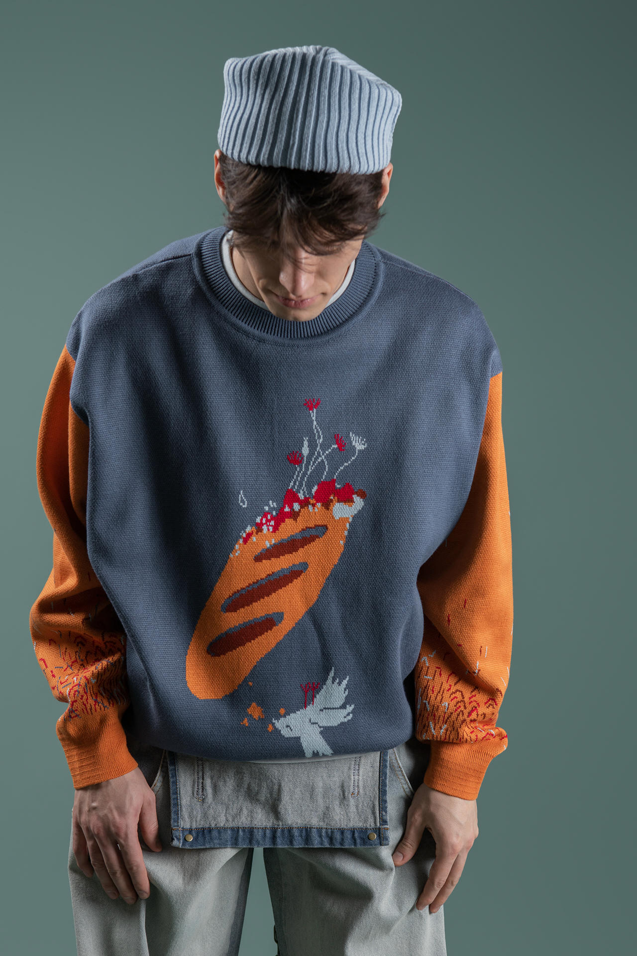 Свитер Батон зацвел