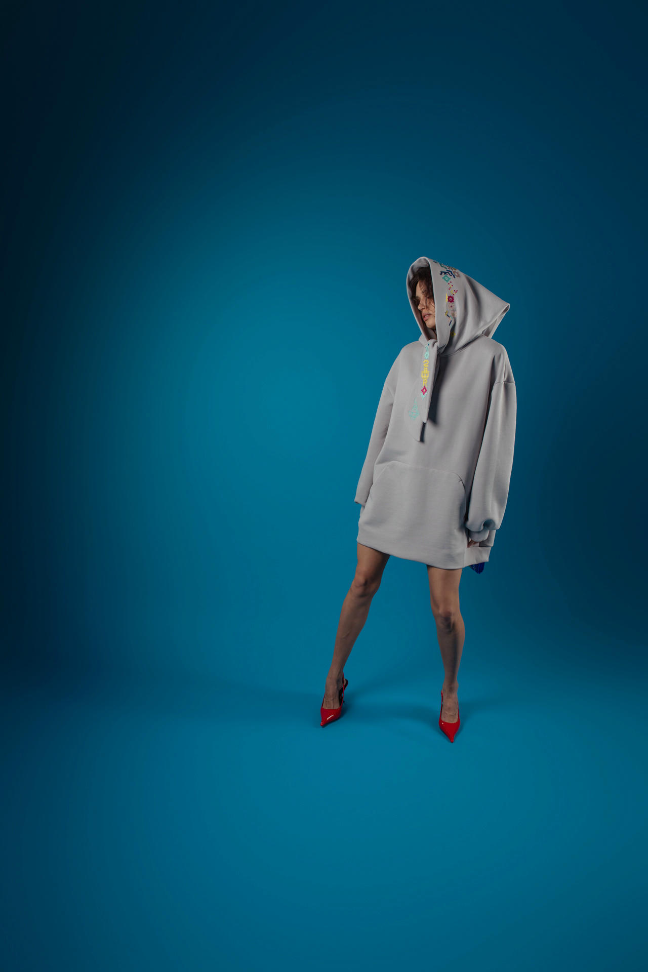 Платье-худи Косынка