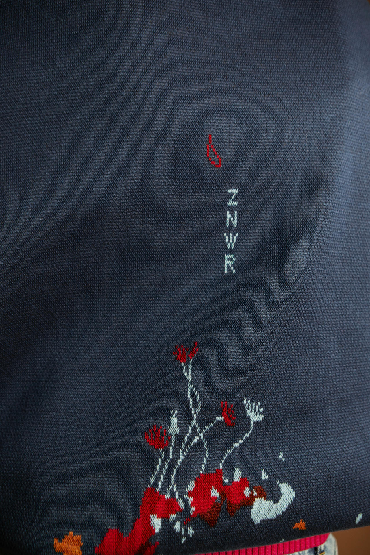 Свитер Батон зацвел