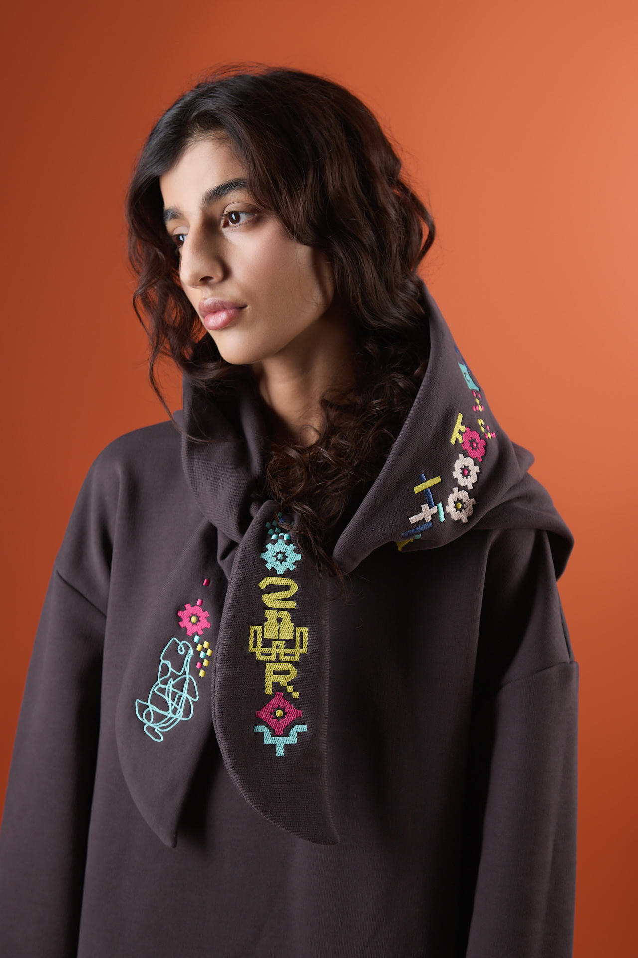 Платье-худи Косынка