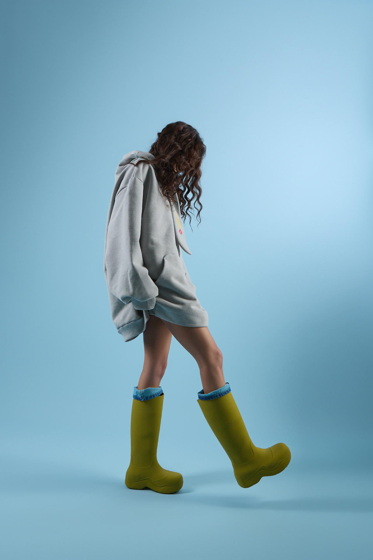 Платье-худи Косынка