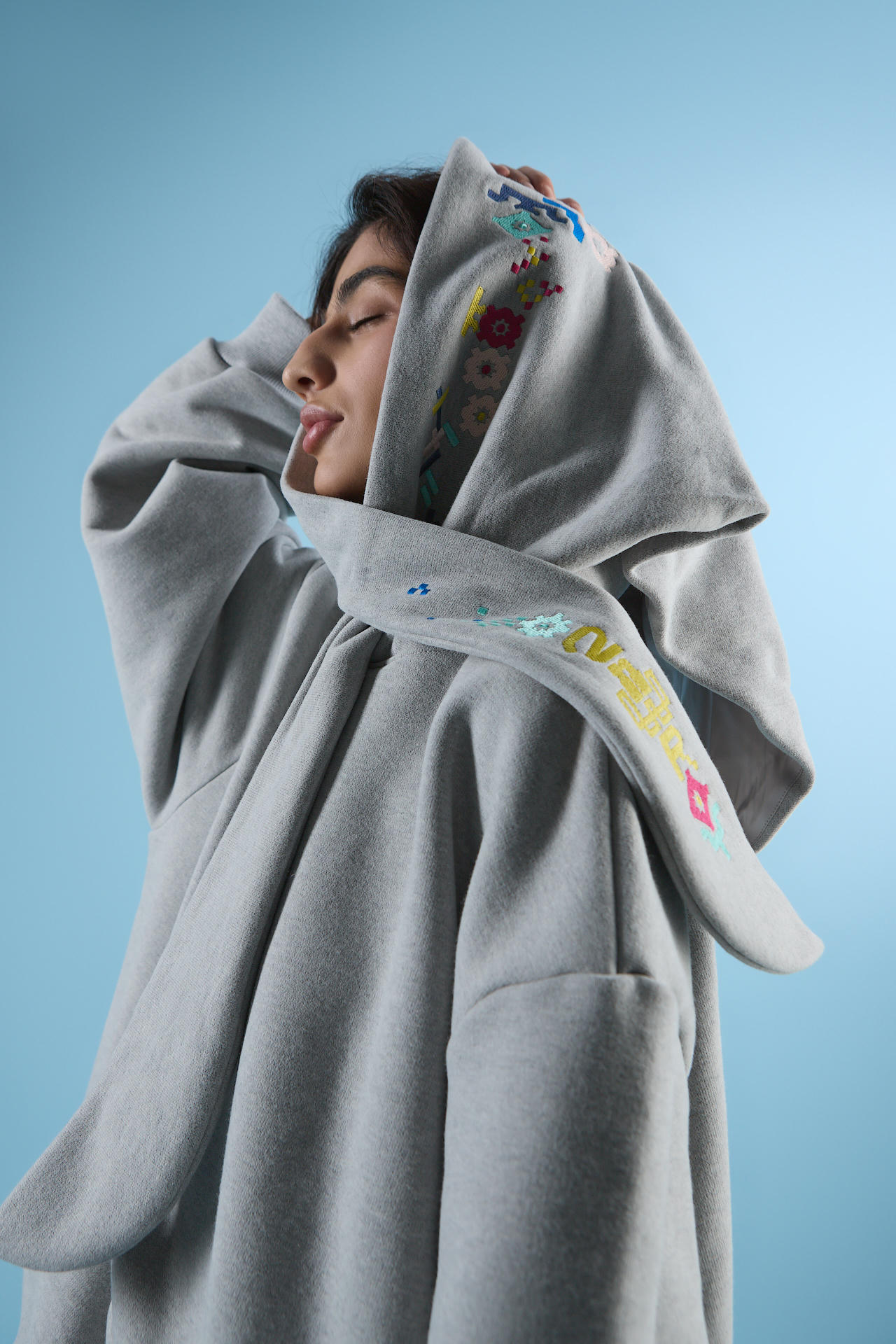 Платье-худи Косынка